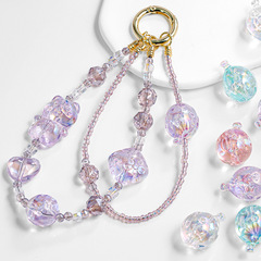 海家馬貝透明通孔立體氣球 手工diy手鍊鑰匙扣車掛飾品配件散珠