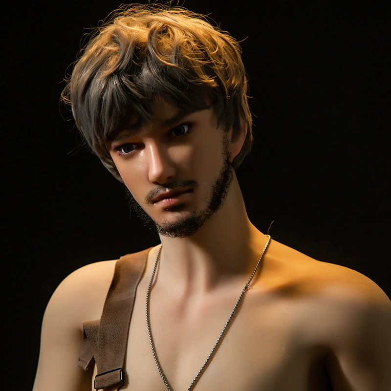 Cross -border women with the whole body of the whole body solid silicone male doll gay real adult sex anus can be inserted into the masturbation device