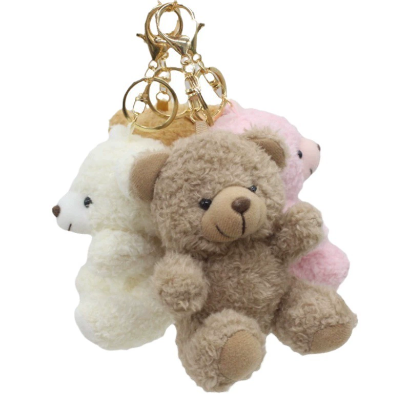 Новый мультфильм фигурный плюшевый мишка кукла брелок сумка кулон креативный Чехол для мобильного телефона аксессуары кукла