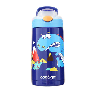 contigo���Ͽ˃�ͯ���ر����ܱ�400ml���P��ܷ��©���ӌ���ˮ��