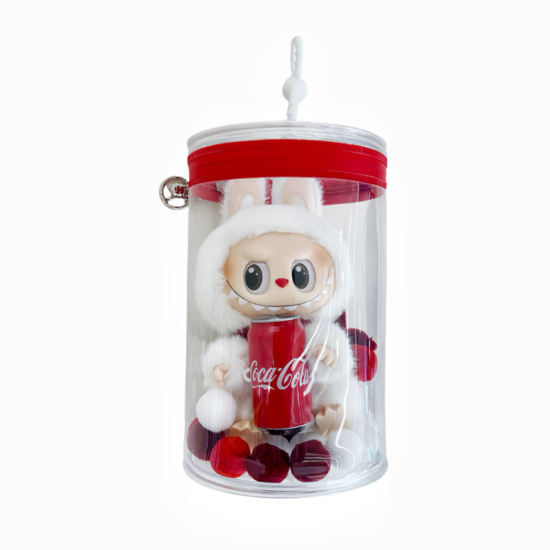 小盲は新型h 16の小さい缶の子供に乗って赤い缶v 1v 2コーラのlabubuを包んで防塵して痛みを収めて卸売りを包みます。|undefined