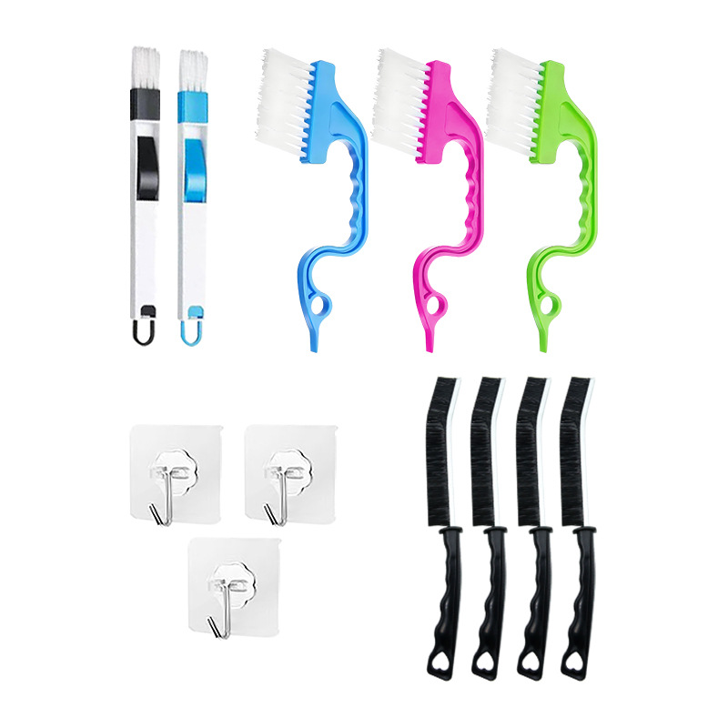 Set de 12 piezas (4 corazones de melocotón + 2 pinceles ranurados + 3 pinceles cisne + 3 ganchos)