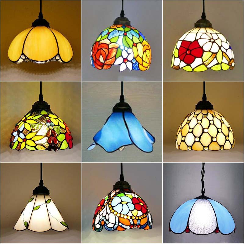 Pastoral style single chandelier porch lamp corridor corridor balcony cloakroom lighting Mediterranean creative lighting