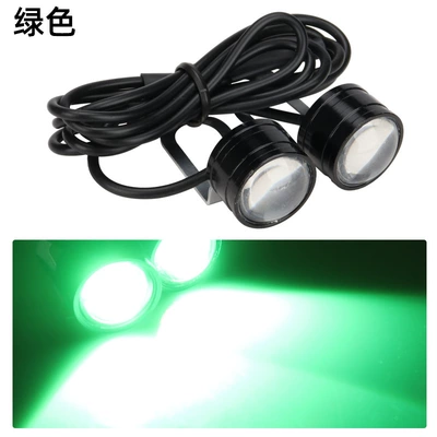 license plate lamp, Gündüz işıqları - green-flash-one-pair