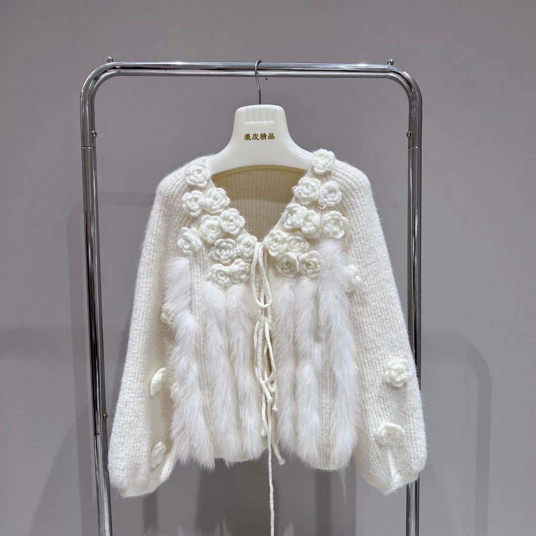 Демисезонный шерстяной кардиган, свитер, куртка, стиль Chanel
