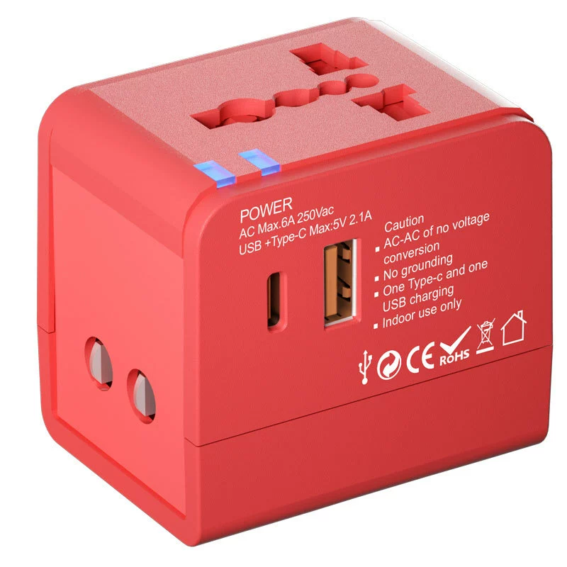 PD20W charging conversion plug multi -country travel plug global conversion socket wireless European rules and regulations conversion