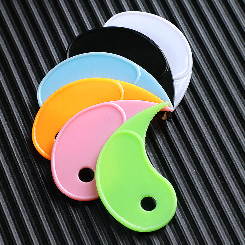 Plastic unboxer mini serrated milk tea opener delivery tool tape cutter paper cutter seal opener