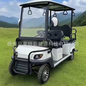 Xt Xiangtu Travel 6-Seat Golf Cart Scenic Spot Mobility Vehicle Tourist Sightseeing Vehicle Four-Wheel Electric Vehicle Family Vehicle