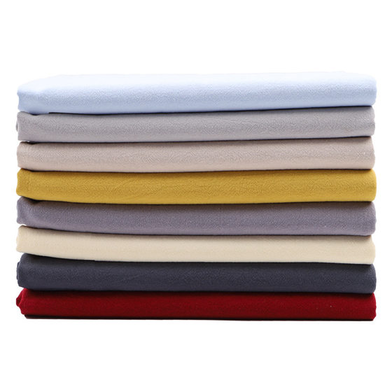 Solid Color Chinese Style Ethnic Costume Pleated Cotton Thin Summer Pants Hanfu Fabric Washed Imitation Cotton and Hemp Fabric