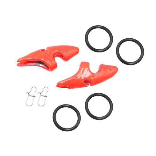 Saigo's new product Wooden shrimp counterweight, various specifications, 2 sets/pack, Lure bait accessories, fishing gear and fishing supplies