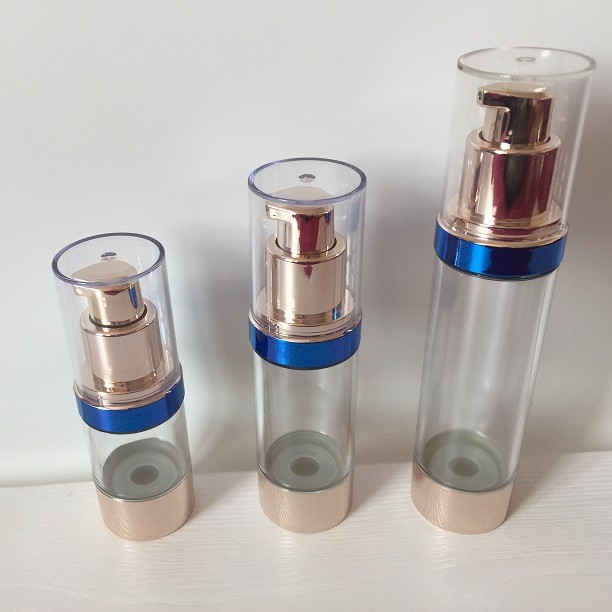 153050毫升全塑真空透明塑料化妆品瓶子化妆品包装材护肤品分装