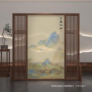 New Chinese Style Screen Partition Living Room Bedroom Shaded Home Modern Simple Entrance Entrance Zen Style Office Seat Screen