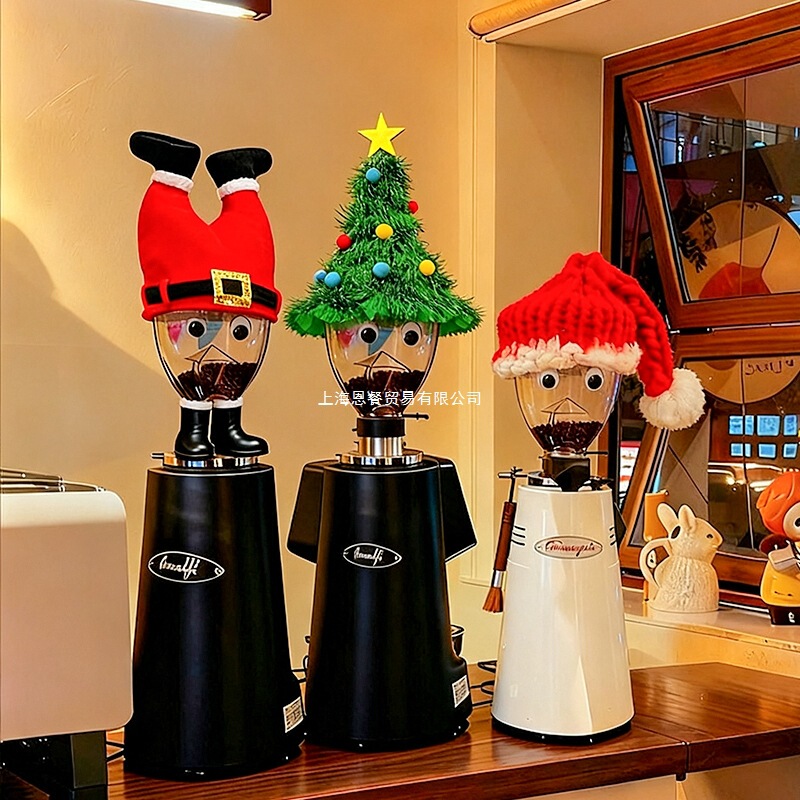 Scene Store Layout Christmas Party Atmosphere Shopping Mall Hat Decorations Christmas Decoration Coffee Machine