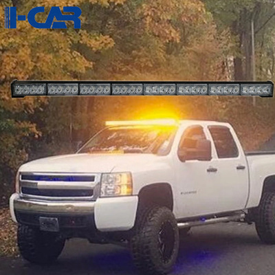 4燈8節32led汽車長條爆閃燈車頂高亮大功率杠燈中網爆閃燈棍子燈