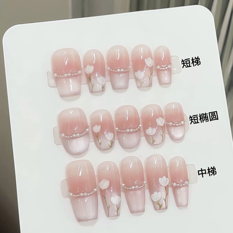 秋冬款手工穿戴甲合集美甲成品假指甲贴片可拆卸重复使用甲片批发|undefined