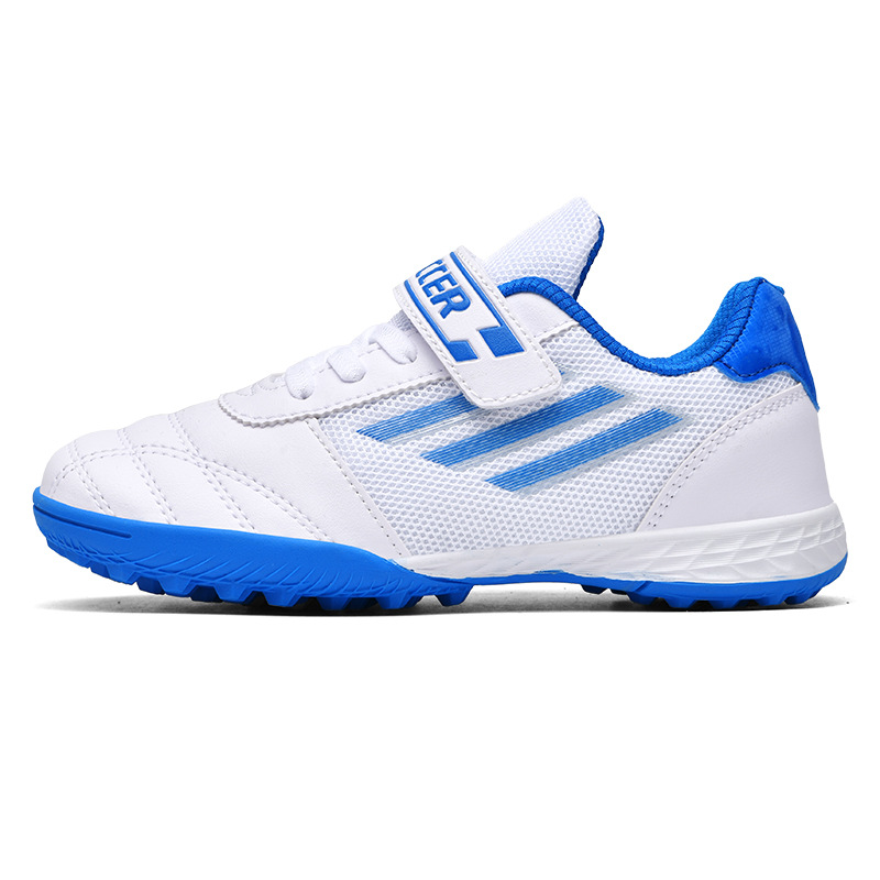Zapatos de fútbol infantiles TF transfronterizos, zapatos de entrenamiento transpirables y resistentes al desgaste para niños y niñas
