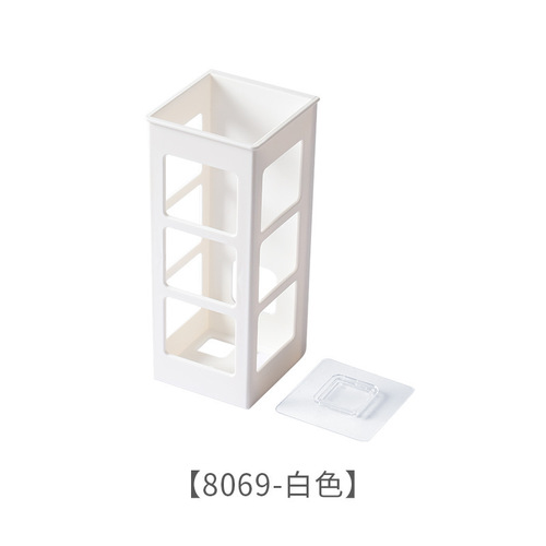 Hairdressing tool storage box curling iron hair straightener storage rack home bathroom wall punch-free wall hanging box