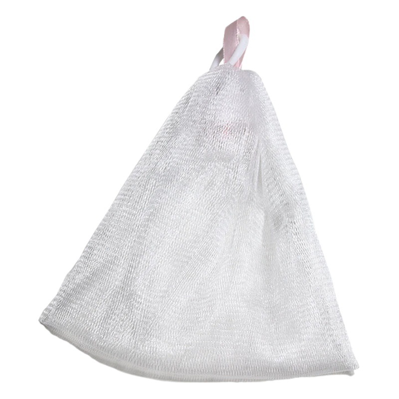 Japanese style pull ring foaming net facial cleanser foaming net cleansing handmade soap soap foaming net foaming bag