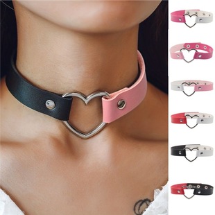 �W���羳ԭ���L���ܛ��ƴɫPUƤ���朐���chokerŮʿ�Ȧ�i���