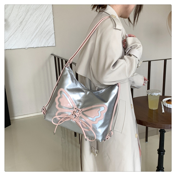 New large-capacity bag women's shoulder bag 2023 autumn casual versatile backpack high-end class commuting support_voghion.com