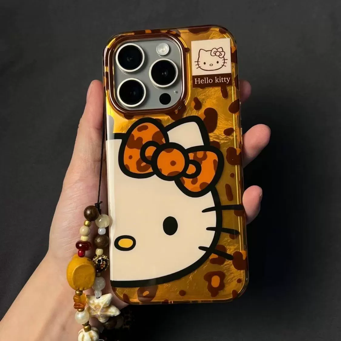 Чехол для телефона Hello Kitty (Vortex IMD) — совместим с iPhone 14, прозрачный TPU, милый бант