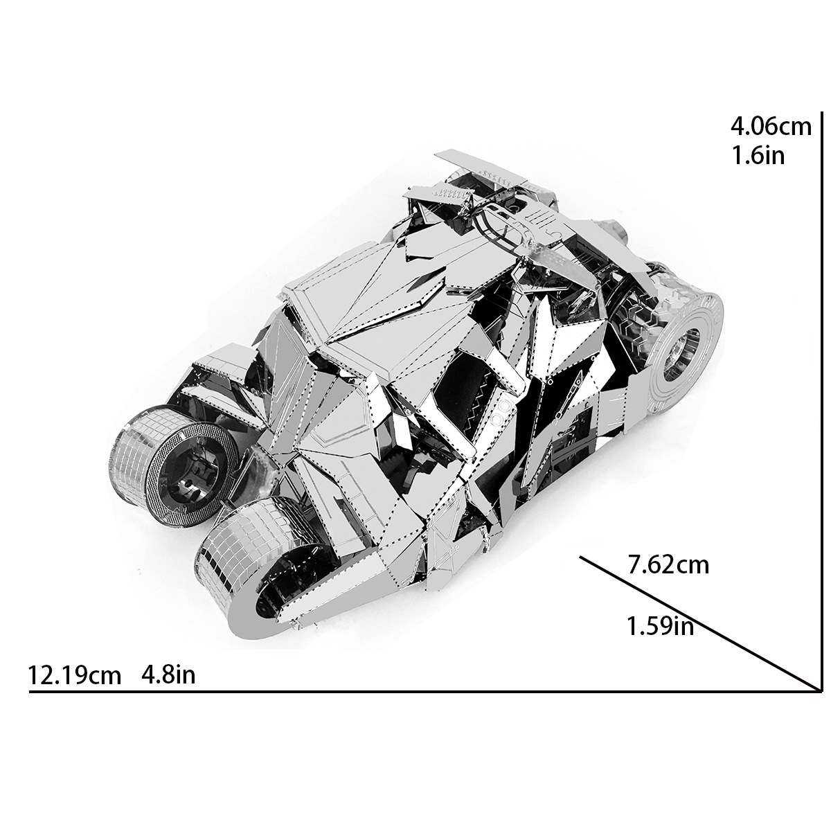 DIY hecho a mano 3D rompecabezas de metal adulto tridimensional modelo montaje creativo juguetes educativos producción difícil