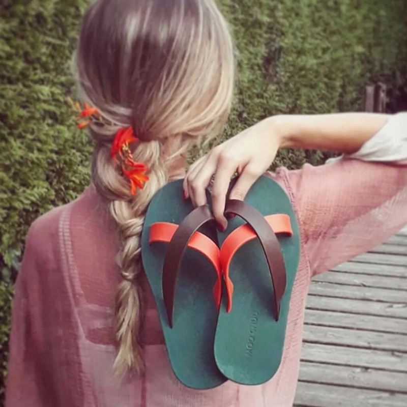 Beach non-slip casual women's slippers for bathroom
