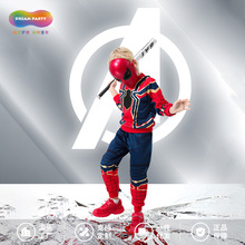 现货蜘蛛侠儿童衣服男童秋冬装蜘蛛侠cos面罩长袖卫衣礼盒套装