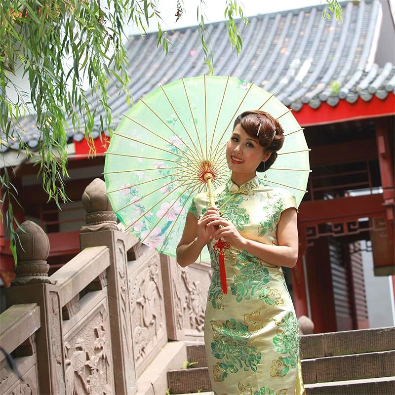 油纸伞防雨防晒古典江南古风舞蹈演出走秀cos装饰春风斜桃花|ms