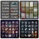 Waterproof hollow painting template transparent graffiti drawing engraving template PET material sketch template wholesale
