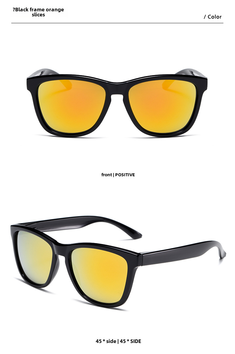Lunettes de soleil classiques personnalisées à la mode de style coréen, lunettes de soleil concaves résistantes aux UV et au soleil, lunettes unies pour femmes_voghion.com