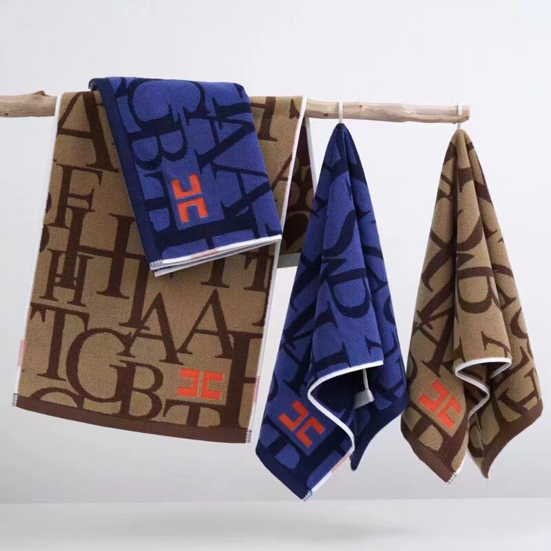 Factory wholesale towel jacquard cut-off face towel adult couples large face towel labor protection logo embroidered word stall goods