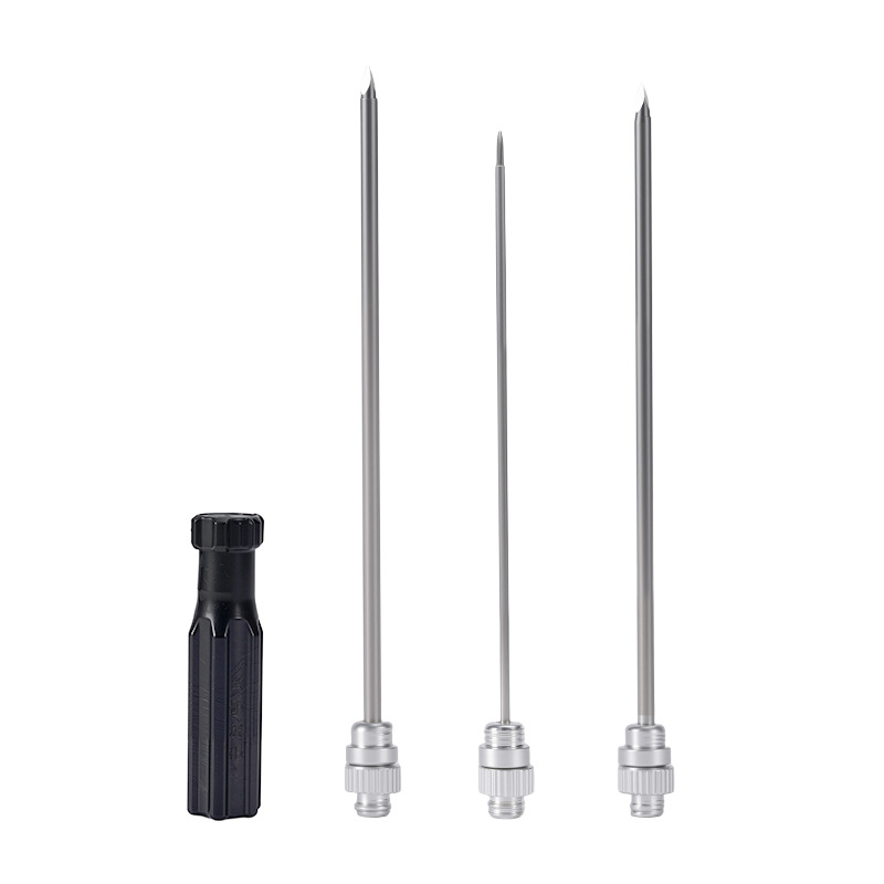 Estómago de las ovejas que desinfla la aguja para la aguja ruminal del extractor del ganado