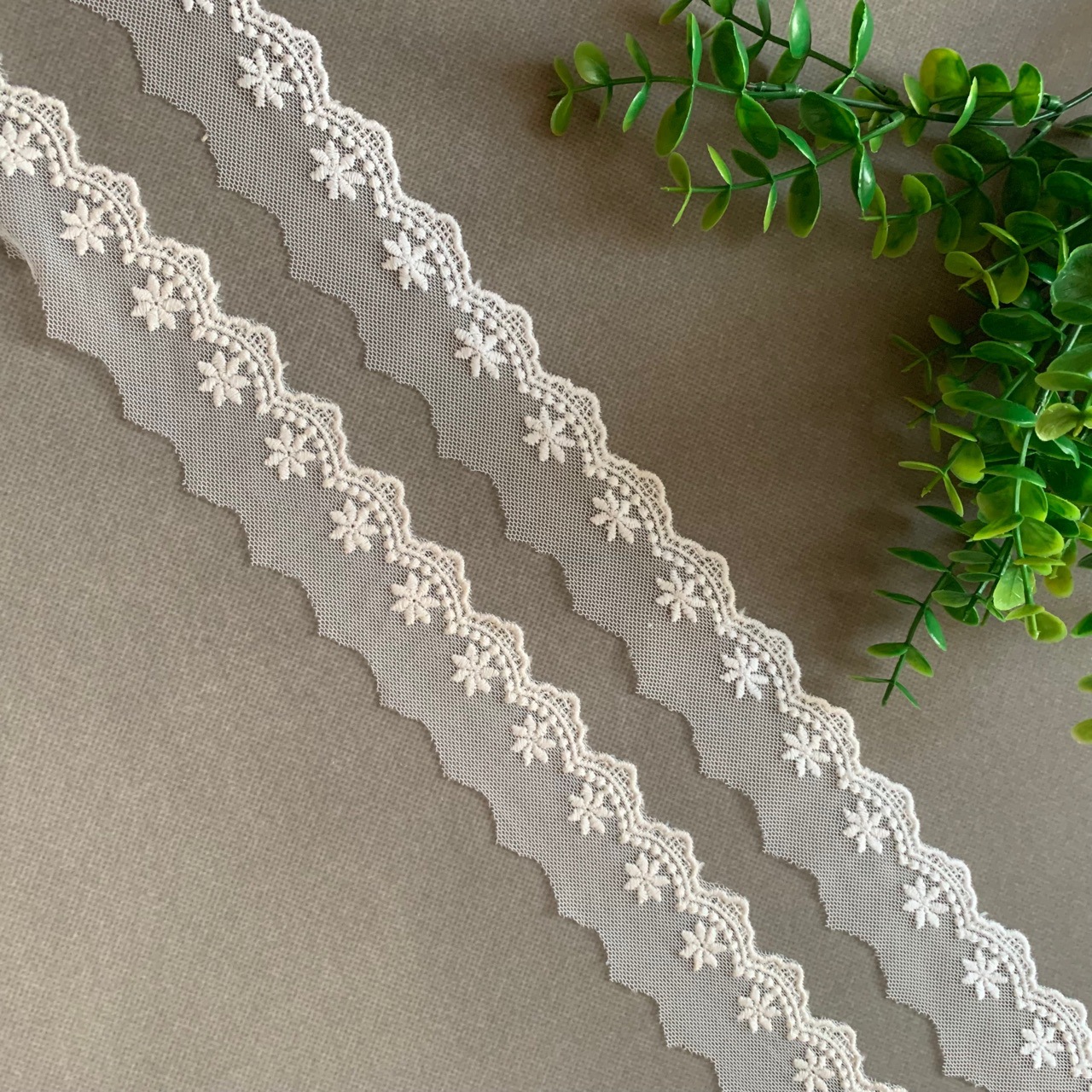 批发4厘米网纱棉线刺绣蕾丝花边 童装洛丽塔家居 服装辅料樱桃DIY