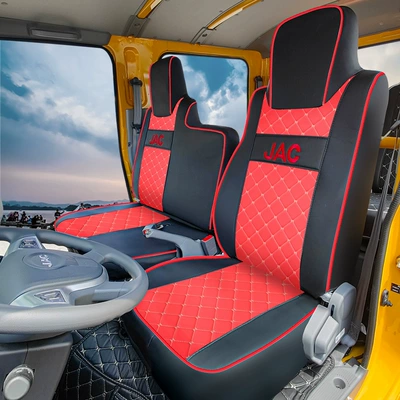 Coverage Narrow Body Wide Body — Modelə uyğun (Original) oturacaq örtükləri - leather-red-a-set-of-driver-and-co-pilot
