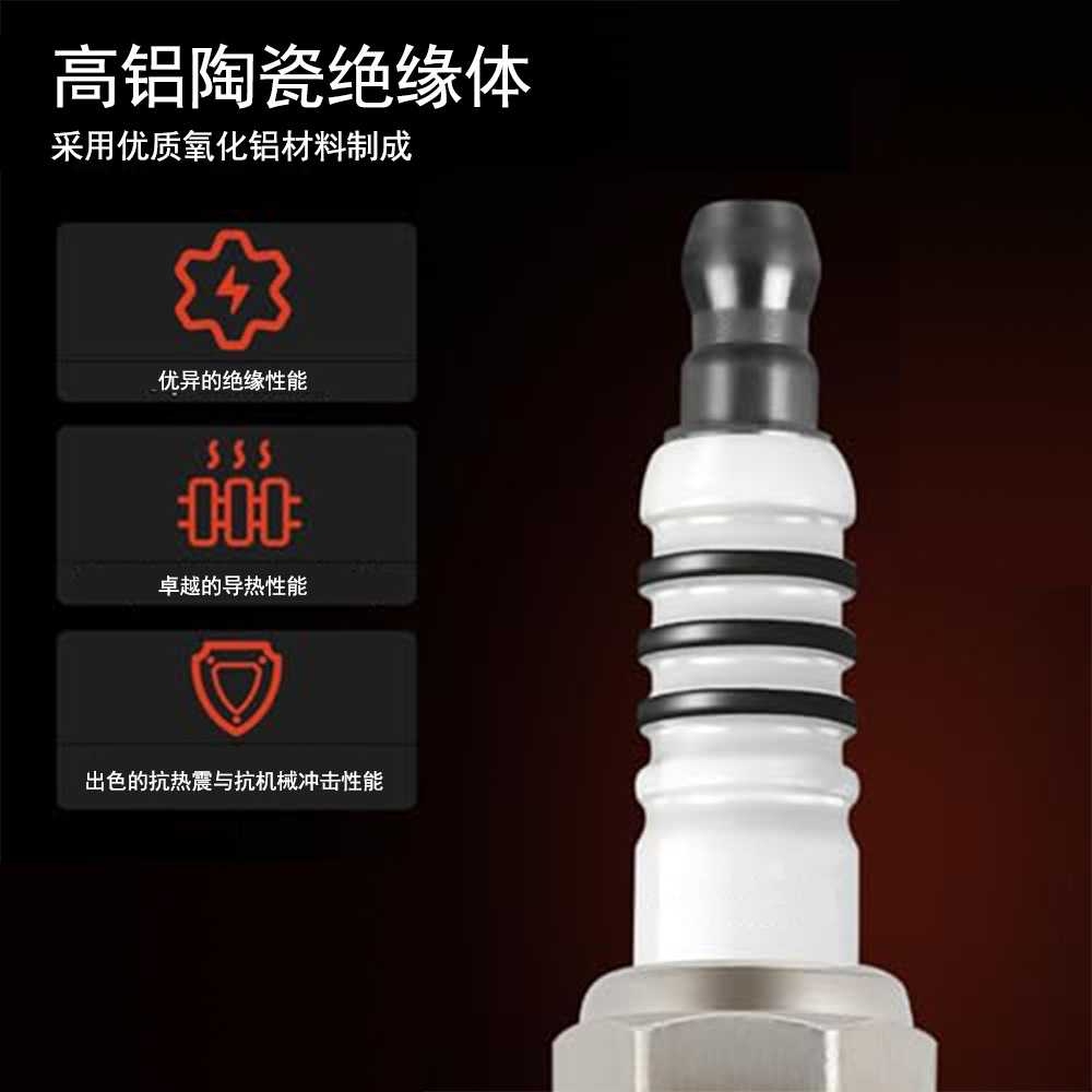 6-Piece Set of Iridium Platinum Spark Plugs 93175 Tr5Ix Suitable for Chevrolet S10 1998-2003 2.2L