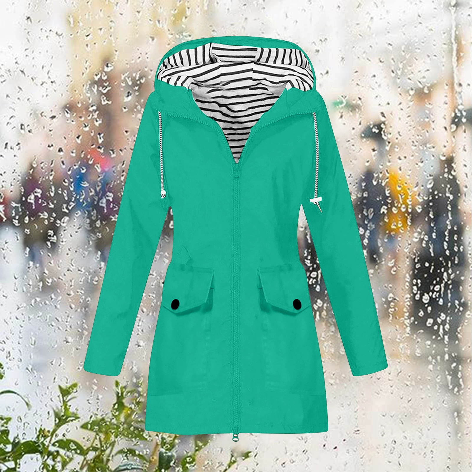 (Cross-border trading), demi-season jacket, travel waterproof trench coat outside climbing, Amazon