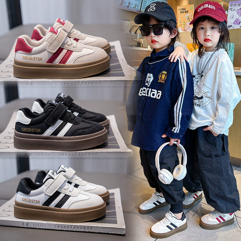 Детская обувь для девочек кроссовки 2024 весна новая детская обувь для нравственности дышащая детская повседневная спортивная обувь для мальчиков