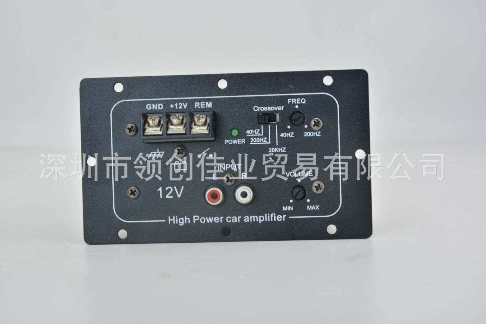 Factory wholesale car audio modified 12V24V high power 80W ultra-thin gun built-in power amplifier panel