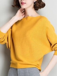 B 39181 Batwing Sleeve Knit Top ������ᘿ��� �羳�W��