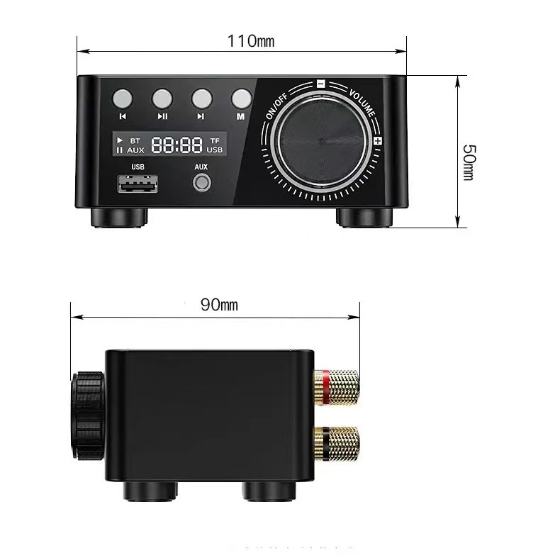 Bluetoothデジタルアンプd級アンプミニ機能再生機hifi発熱オーディオmp3プレーヤーロスレスプレーヤー|undefined