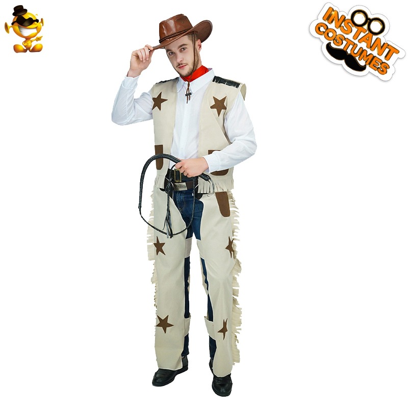 Halloween traje ropa de fiesta disfraces Cosplay rendimiento traje etapa hombres adultos jeans