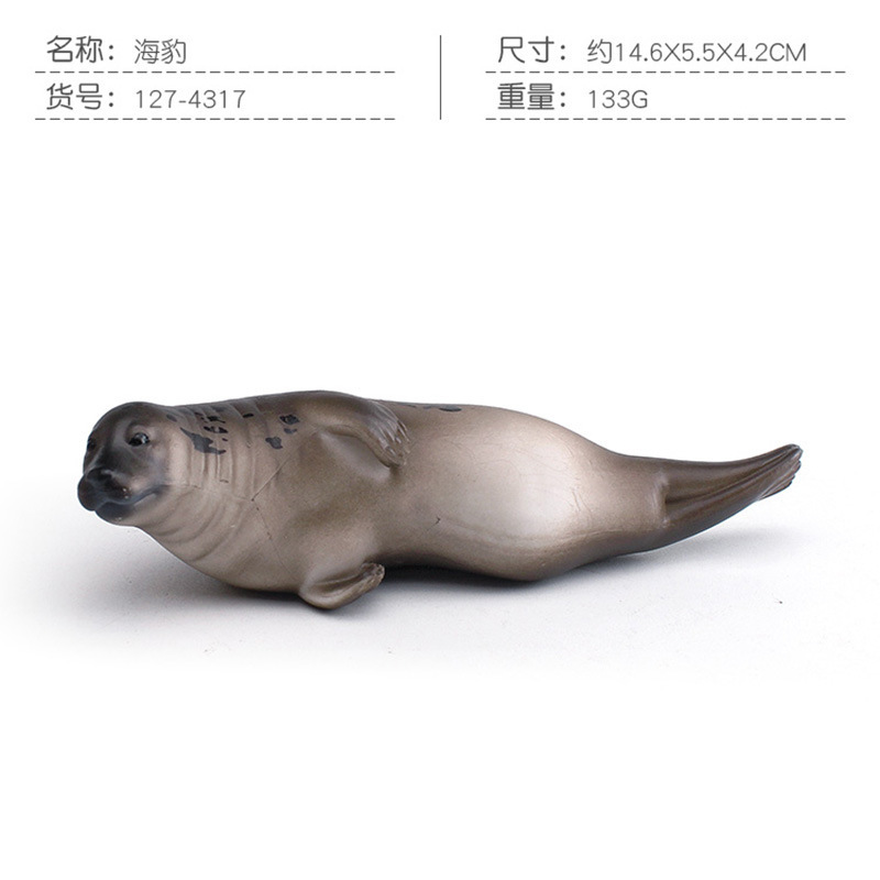 Exportación transfronteriza de la cognición de los niños Simulación de focas Leones marinos Animales Marinos Modelo de Ornamentación de escritorio