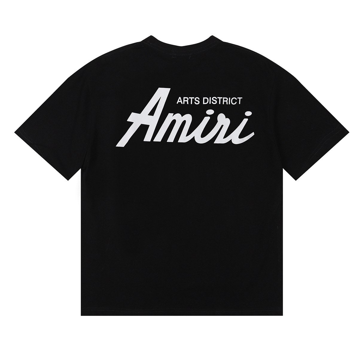 Amiri versión alta de verano nuevo estilo AMIRI clásico básico letra simple LOGO hombre y mujer suelta corta