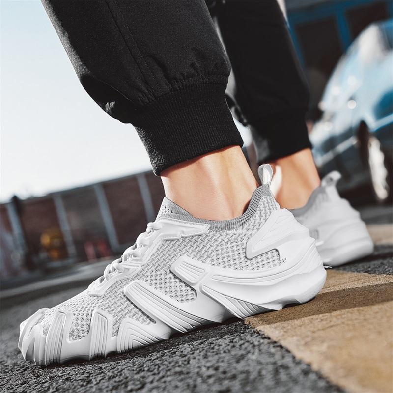 Zapatos de moda para hombres, primavera y verano, zapatos de hombre voladores, calcetines transpirables, zapatos deportivos casuales para hombres, estudiantes