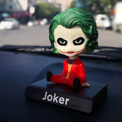 Cartoon Creative Car Ornaments, Car ornaments - -shaking-his-head-the-clown-shut-up