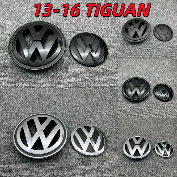 Suitable for Volkswagen Tiguan Modified Car Logos 09-11 Models/13-16 Tiguan Front and Rear Grille Hood Logo Modification