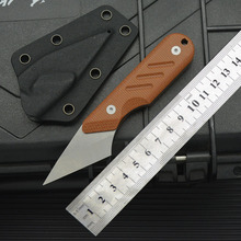 新款小刺客直刀D2钢高硬度锋利小刀户外刀具露营工具刀荒野求生刀