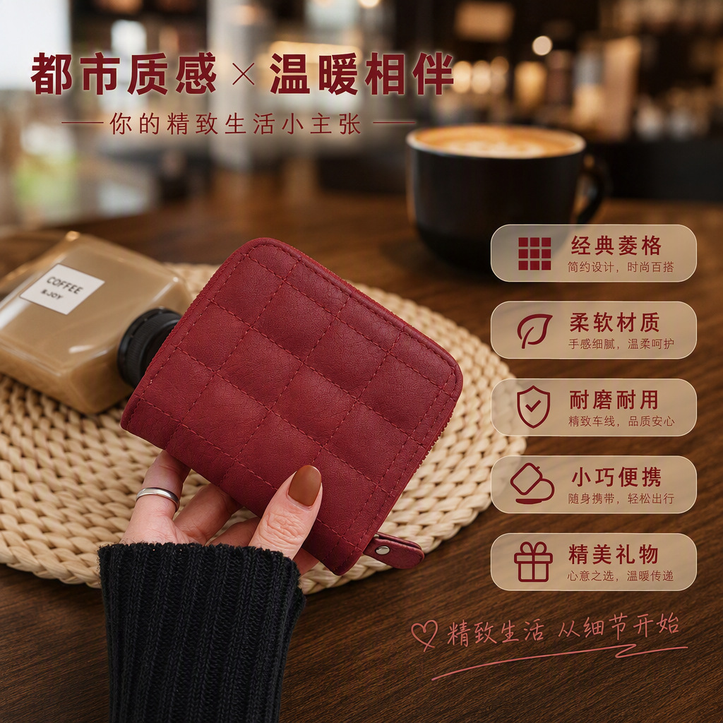 Small short wallet