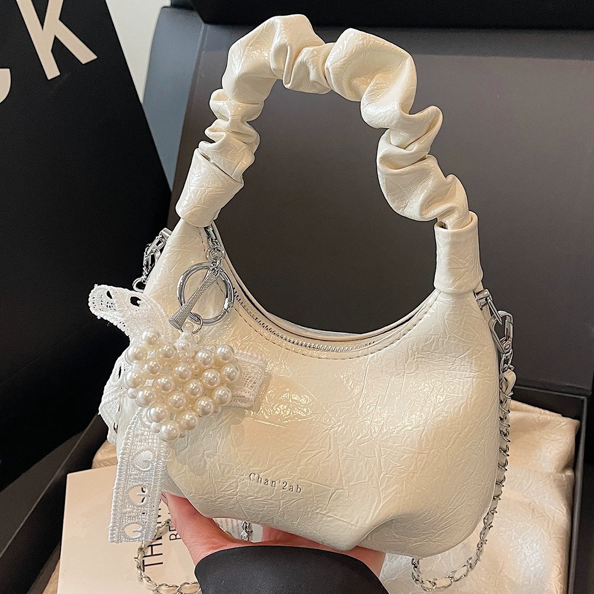 Small small bag, summer universal handheld shoulder bag, chain bag